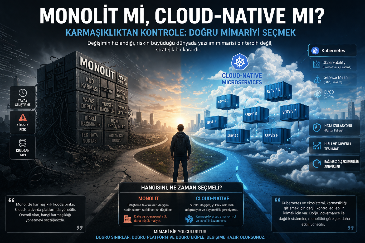 Cloud-Native ve Monolit? Deneyim Üzerinden Gerçekler?