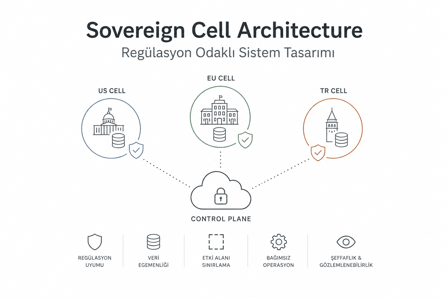 Sovereign Cell Architecture: Regülasyon Odaklı Sistem Tasarımı.